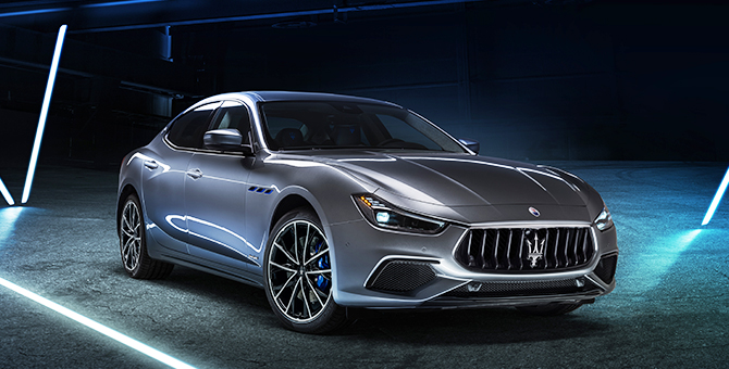 The Ghibli Hybrid is the first electrified vehicle in Maserati’s history