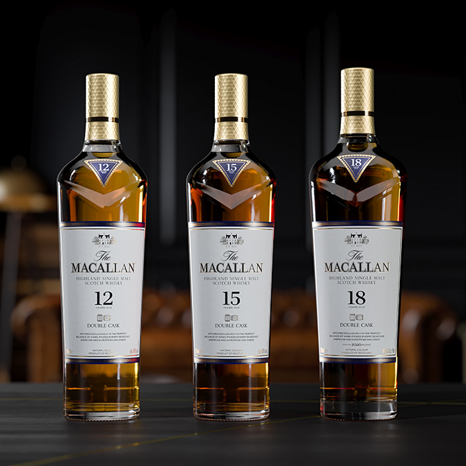 The Macallan adds Double Cask 15 Years Old and Double Cask 18 Years Old to its enticing portfolio