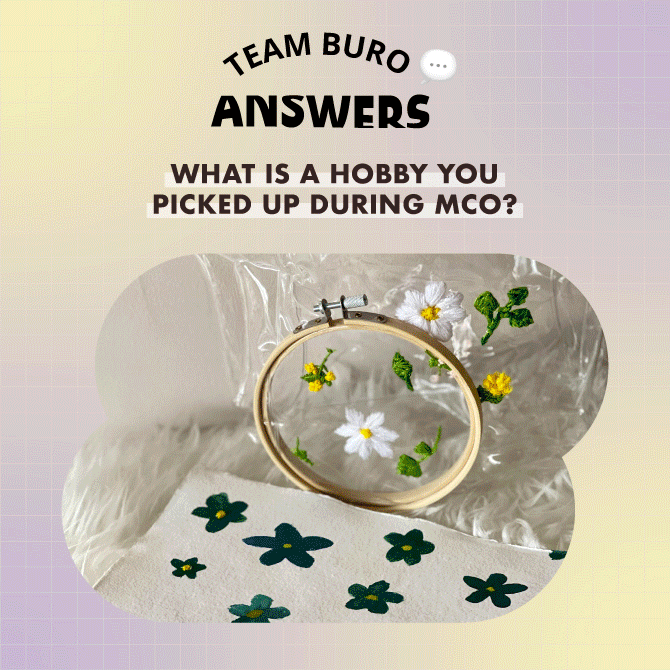 Team BURO Answers: What is your latest MCO hobby?