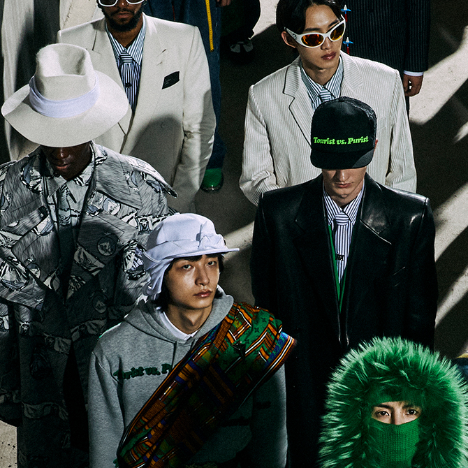 What happened during BTS' runway debut at the Louis Vuitton AW21