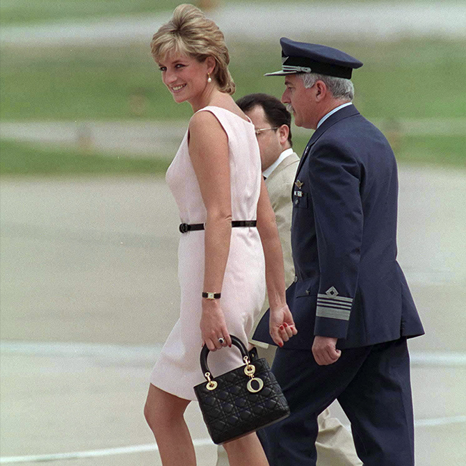 A History of Princess Diana's Favorite Designer Handbags Through the Years