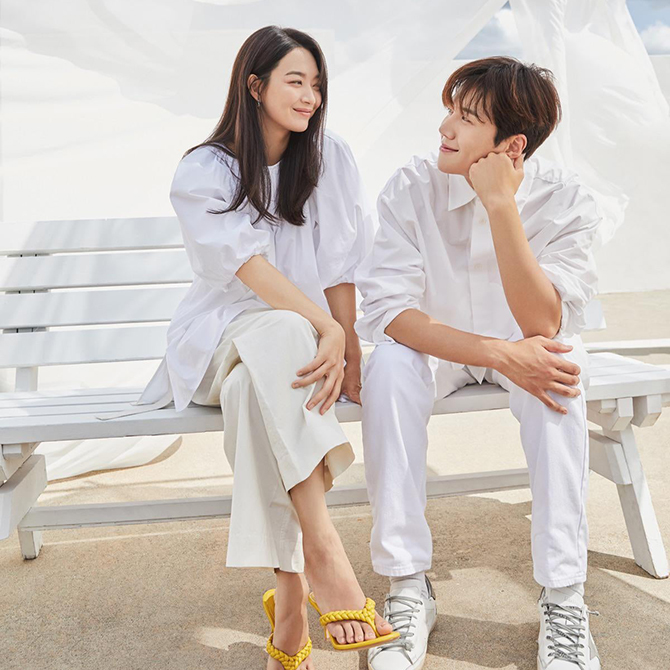 Lee Jung-jae of 'Squid Game' and Shin Min-ah of 'Hometown Cha-Cha