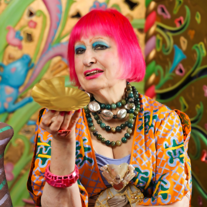 Photos: British designer Zandra Rhodes collaborates with Ikea for a ‘Karismatisk’ limited-edition collection