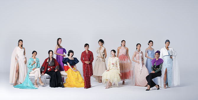 Selangor’s Princess Zatashah, Celest Thoi and Izrin Ismail on creating Disney Princess-inspired couture for charity
