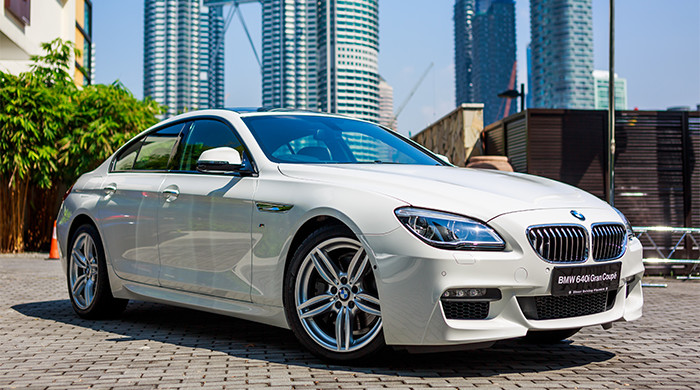 Make way for the grand entrance of the BMW 640i Gran Coupé