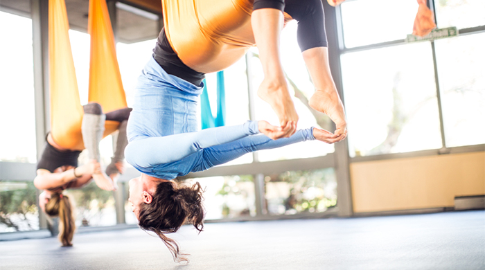 Aerial Yoga: Key to a calming vacation