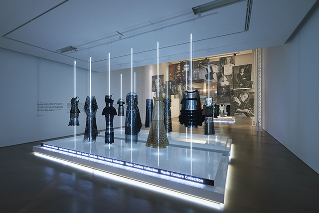 Chanel Haute Couture pieces on display at D Museum, Seoul