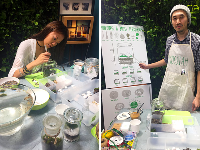 Buro Terrarium workshop with Ohsum Mossum and Sheena Liam