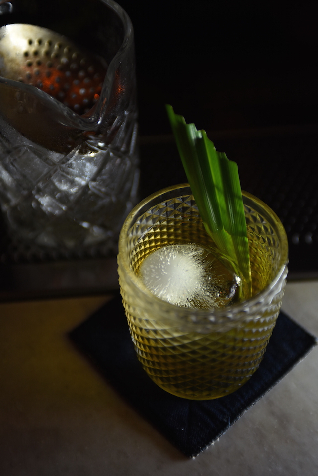 The CHivas Regal 18 Pandan Old Fashioned