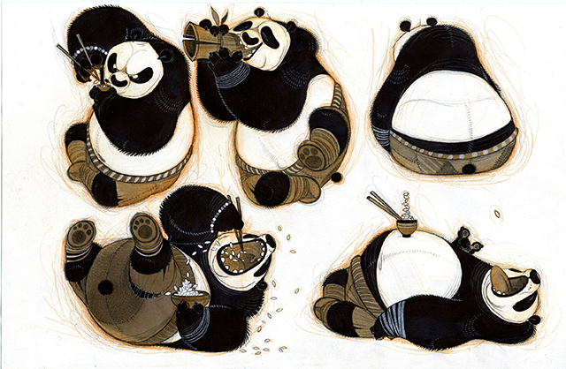 Kung Fu Panda (2008) by artist Nicolas Marlet