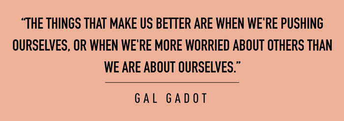 gal gadot inspirational quote