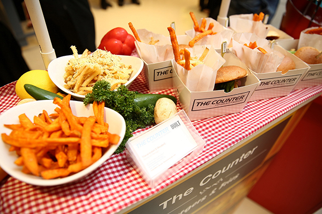 ‘The Counter’ displaying their gourmet burgers at Pavilion Kuala Lumpur’s launch of Journey of Taste