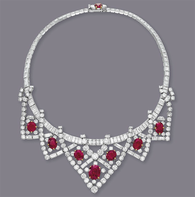 Elizabeth Taylor's ruby necklace