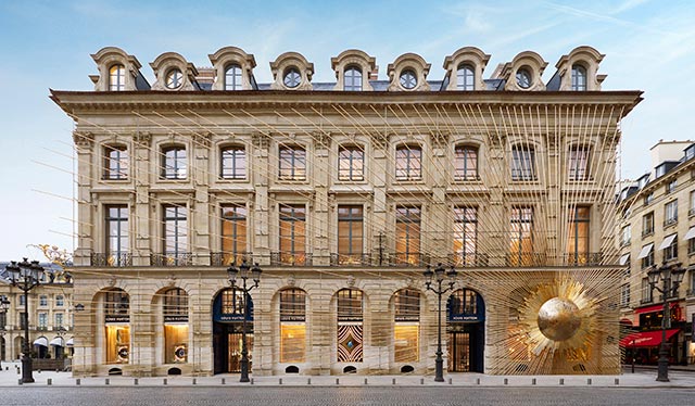 Louis Vuitton opens its newest flagship store on Place Vendôme in Paris