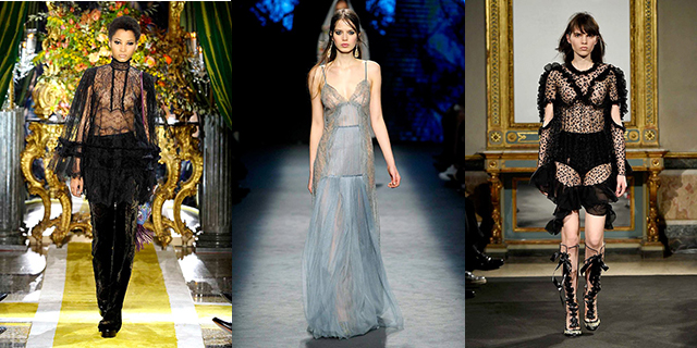 L-R: Roberto Cavalli, Alberta Ferretti, Francesco Scognamiglio