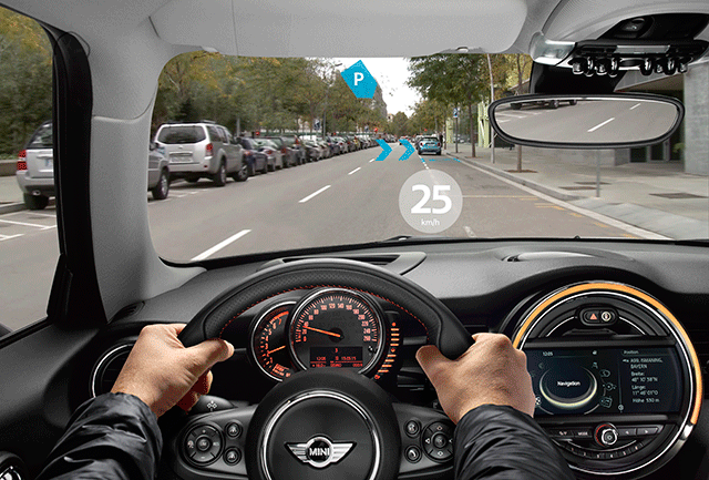 Check your speed with the Mini Augmented Vision glasses