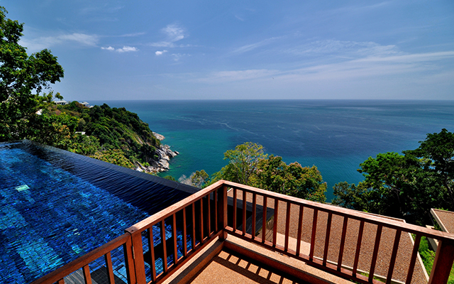 Gorgeous poolside views from the Talay Suite