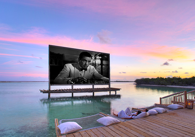 Soneva Jani outdoor cinema