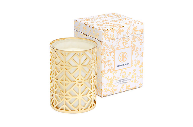 Cedarwood candle, Tory Burch