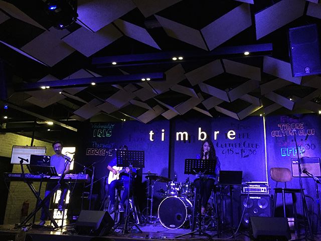 Timbre KL at The Row - iris band