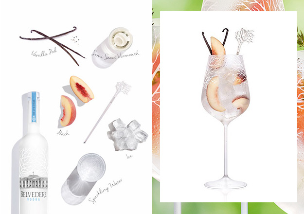  BELVEDERE PEACH SPRITZ  recipe