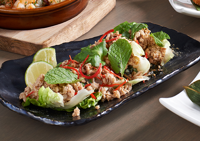 Thai Chicken Lettuce Wraps