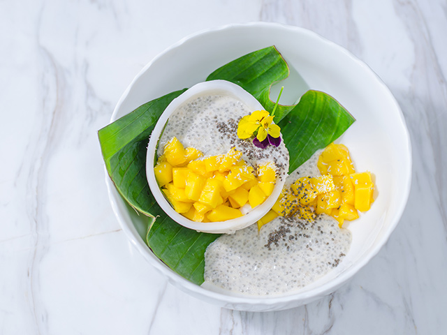 coconut chia seed pudding