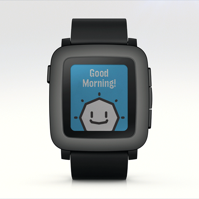 The Pebble Time watch