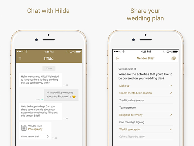 hilda wedding assistant app