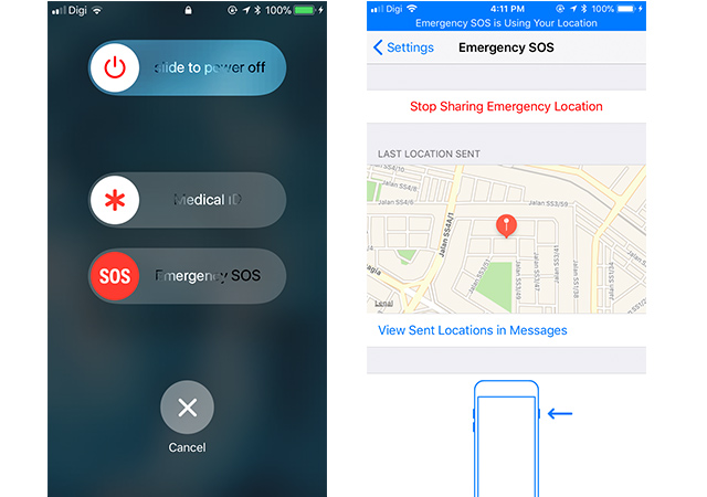 ios 11 emergency sos