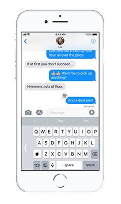 ios 11 one handed keyboard