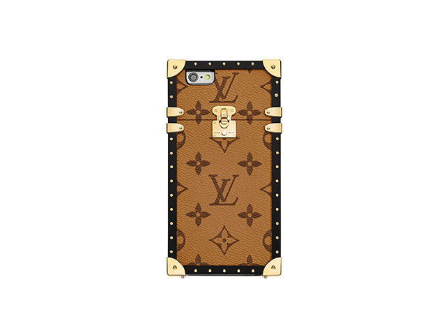 Louis Vuitton Eye Trunk iPhone 7 Plus Case Monogram Reverse Brown in Canvas  with Gold-tone - US