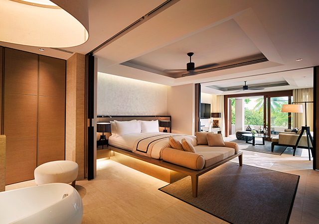 ritz carlton koh samui suite bedroom