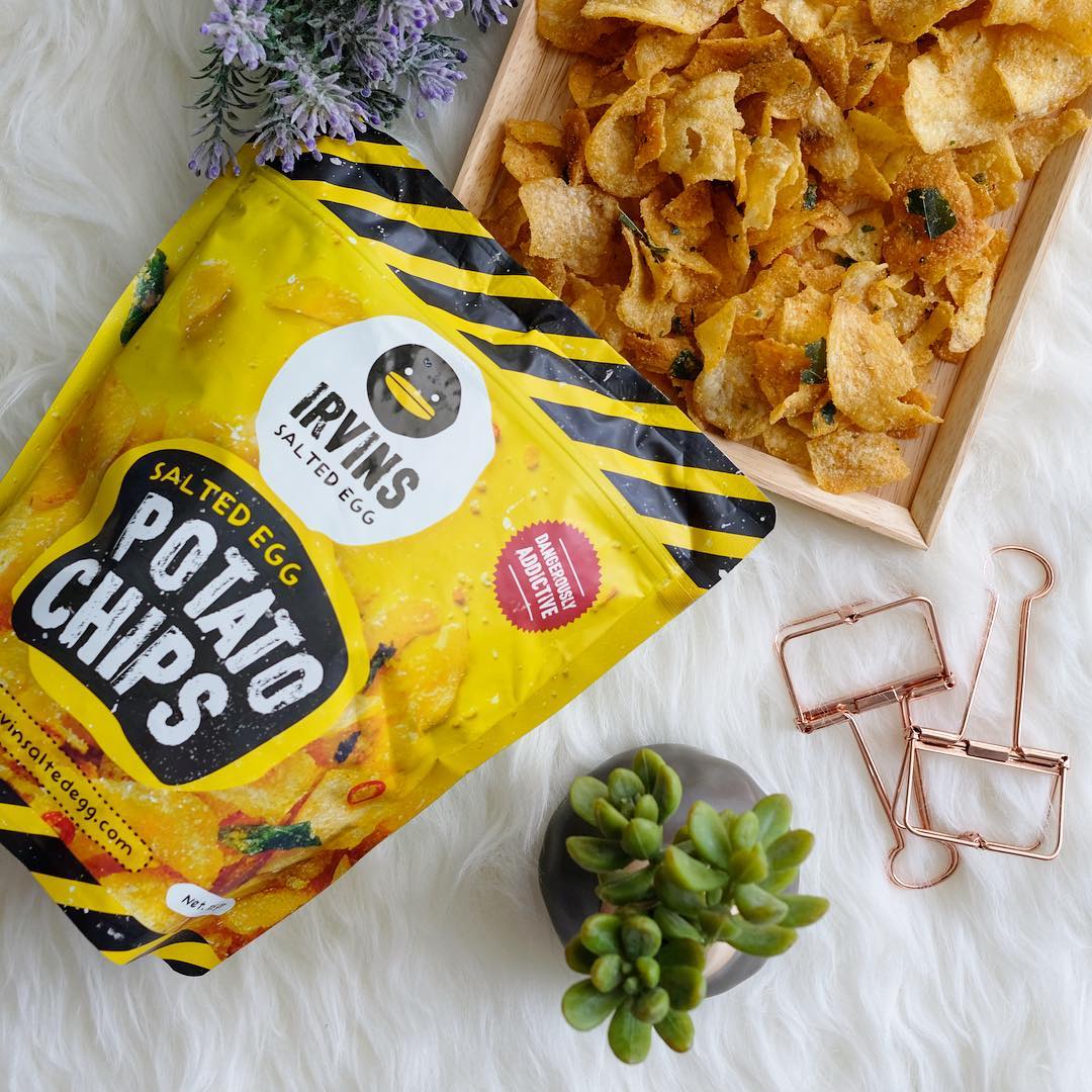 salted egg potato chips