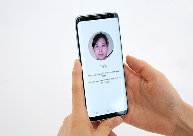 samsung galaxy s8 facial recognition