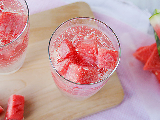 watermelon ice cubes