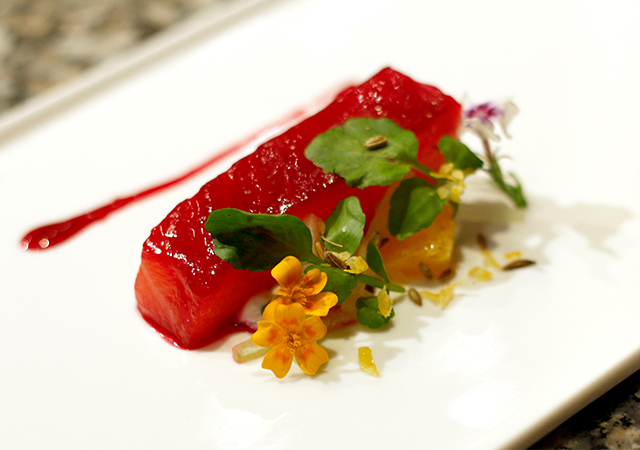 Beetroot Cured Salmon