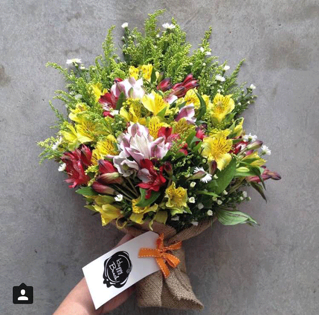 One of Happy Bunch's bright and cheerful arrangements