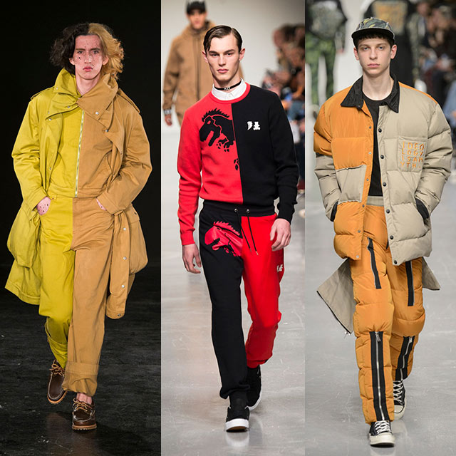 LFW Men's 2017 colour block