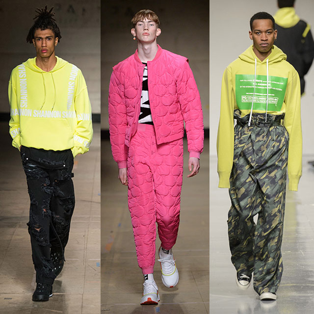 LFW Men's 2017 neon