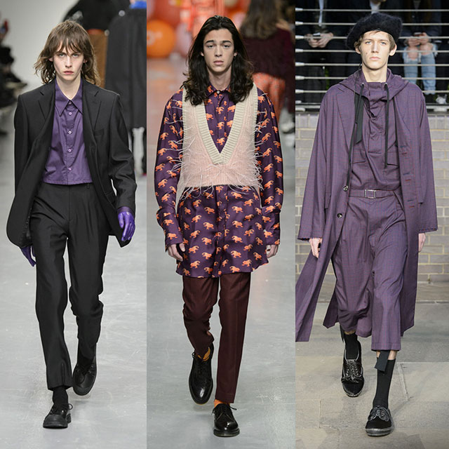 LFW Men's 2017 purple