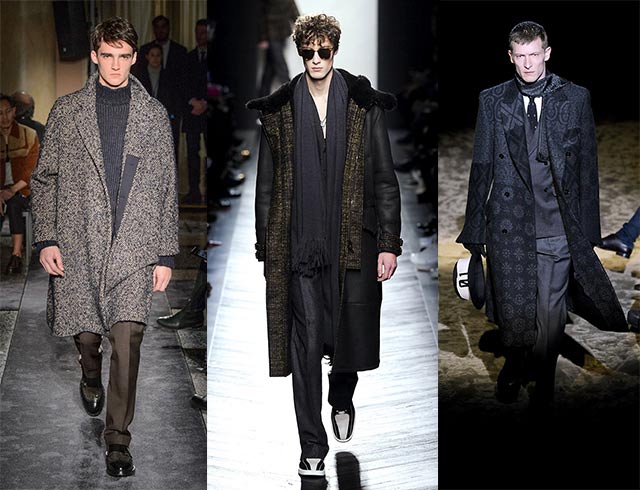 L-R: Boglioli, Bottega Veneta and Ermenegildo Zegna Couture