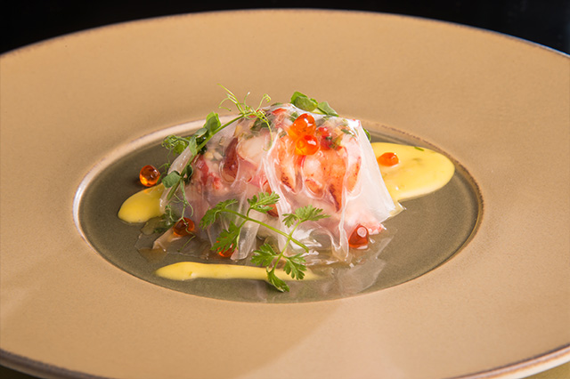 chef-francois-mermilliod-chilled lobster ravioli