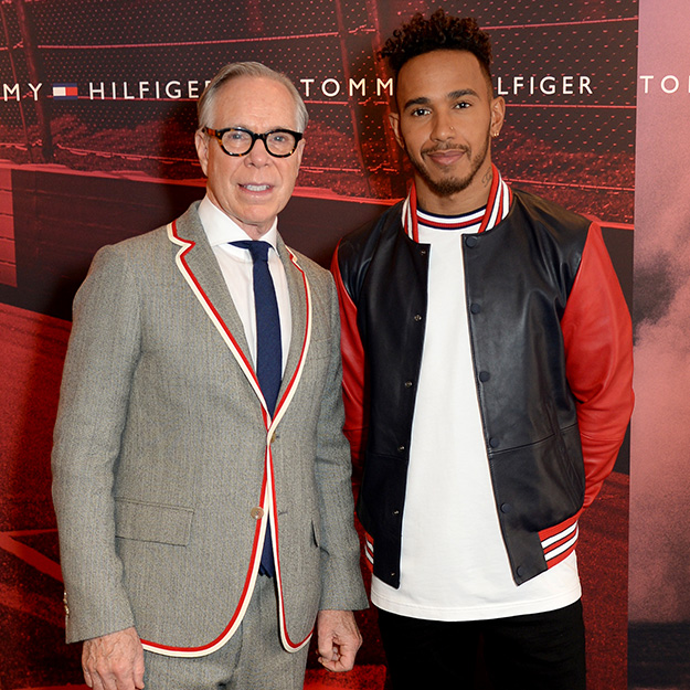 Tommy Hilfiger and Lewis Hamilton