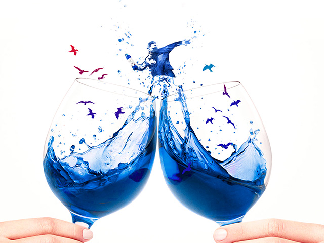 gik blue wine