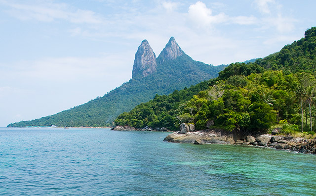 hiking in tioman