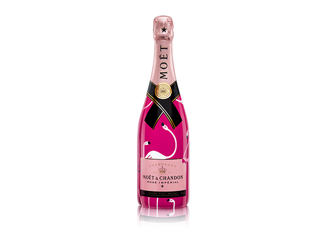 moet rose imperial flamingo limited edition
