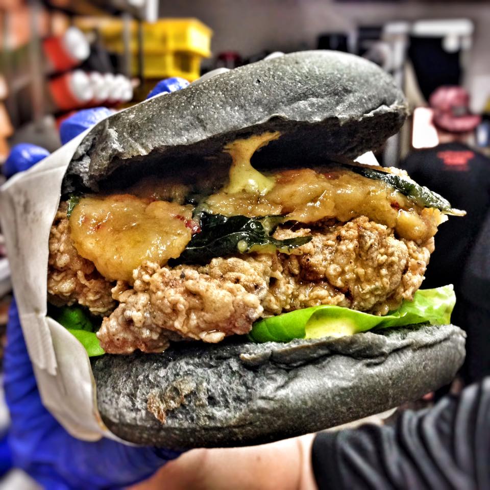 myburgerlab salted egg yolk burger