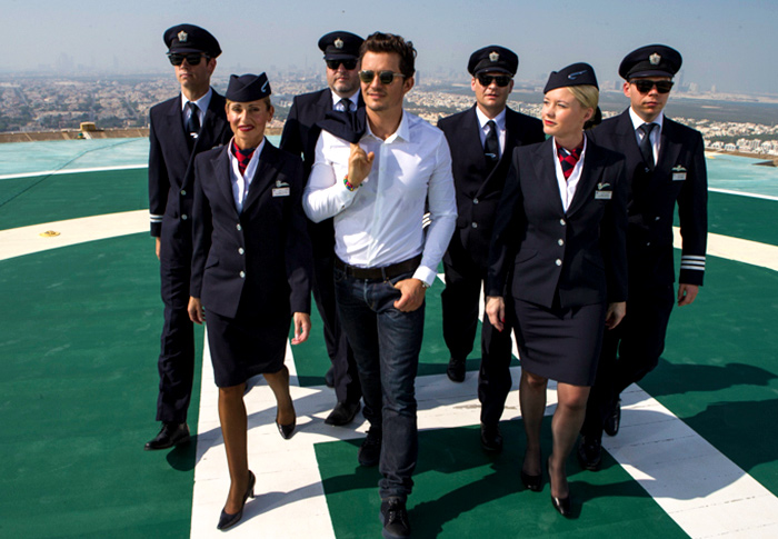 Orlando Bloom British Airways