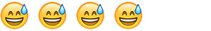 awkward smiley emoji